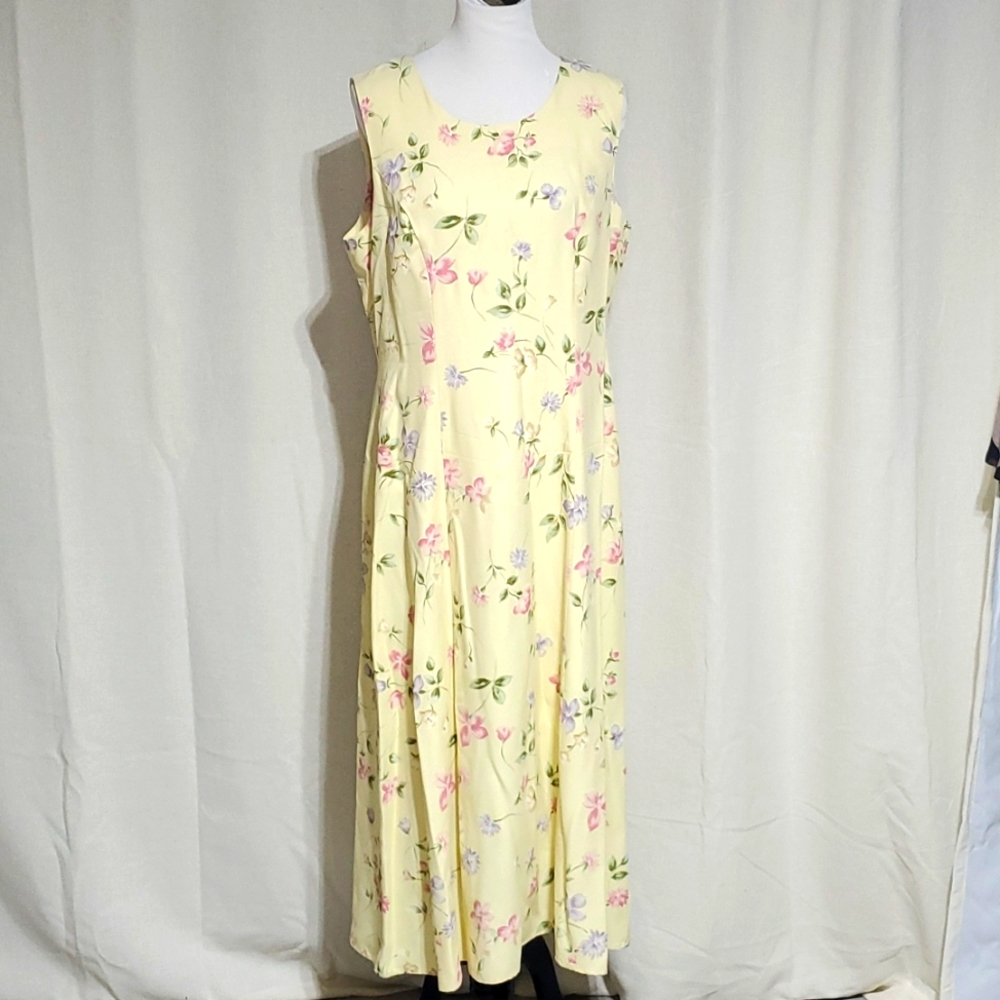 Vintage floral dress/jacket - Picture 5 of 7